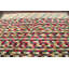 Tapis multicolore en laine noué à la main de conception unique 9 pi 3 po x 12 pi 7 po