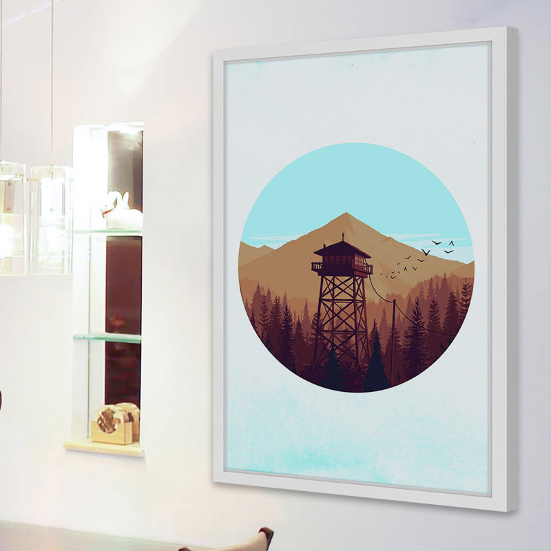 Single Picture Frame Painting, 91cm H x 61cm W x 3.81cm D
