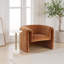 Rachael Marble End Table, White
