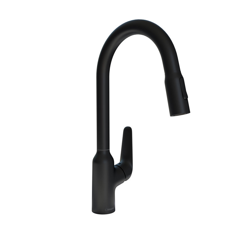 Robinet de cuisine hansgrohe Focus N HighArc, 2 jets rétractables, 1,75 gal / min