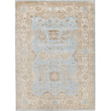 Wool Oriental Area Rug in Ivory