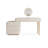 Makeup Vanity with Light mirror,5 drawers