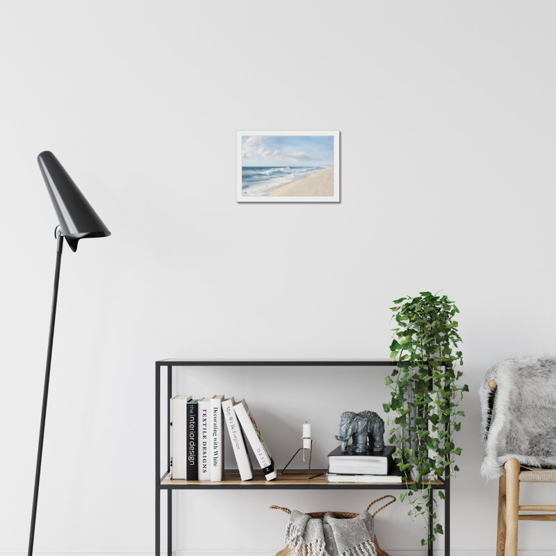 Hamptons II by James McLoughlin - Print, 24cm H x 34cm W, White Framed Paper Print