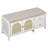 Shoe Storage Bench, Vintage Shoe Bench With Storage And Cushion, Shoe Bench With 2 Drawers And 2 Rattan Door-1062128073