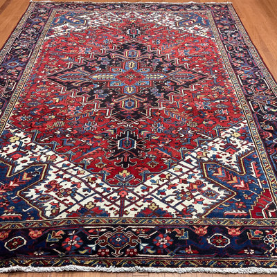 Tapis rectangulaire en laine