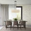 Grand lustre linéaire en bronze 4 lumières Ashani-122725107-122725098-122725104