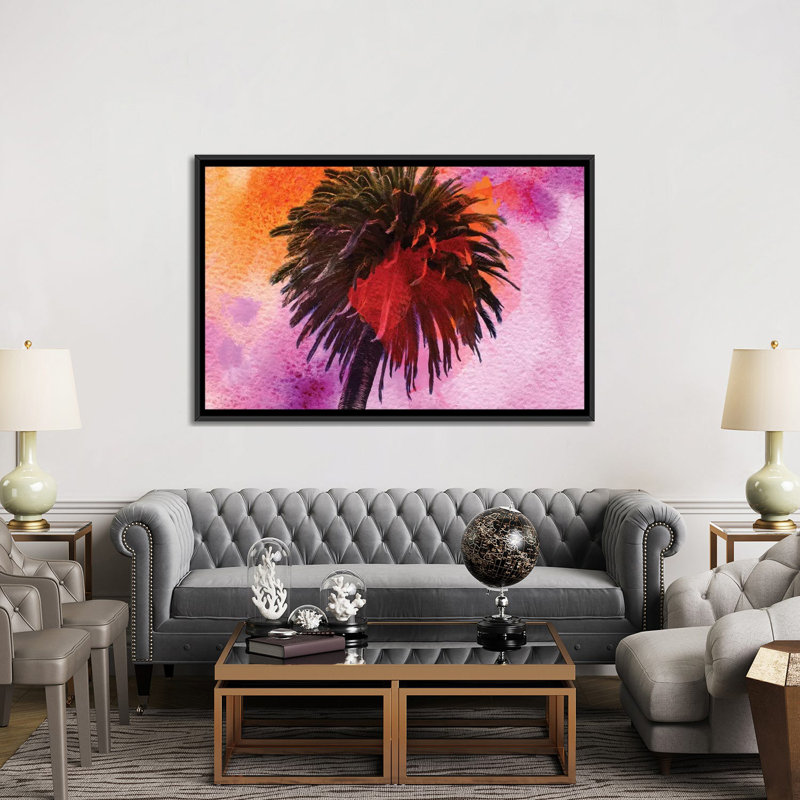 « tropical beach » par irena orlov, reproduction de photo sur toile tendue, H 18 po x l 26 po x P 1,5 po, Pas de tapis