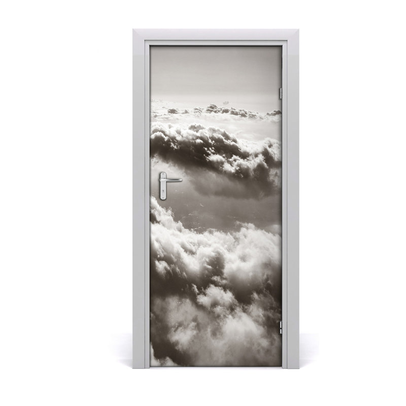 Flying Above The Clouds Door Decal