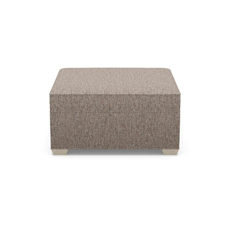 Square Tufted Ottoman, 8786-87, Sandstone