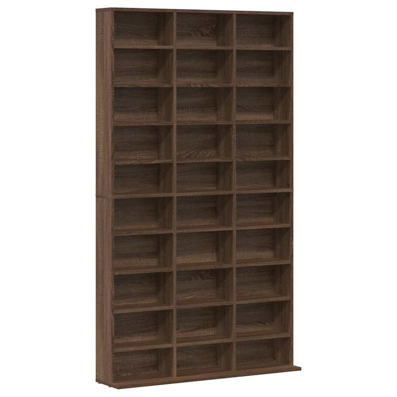 Bookcase, Brown Oak, 177.5cm H x 104cm W x 23cm D