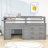 Ditlef Kids Twin Loft Bed with Drawers-1393723526