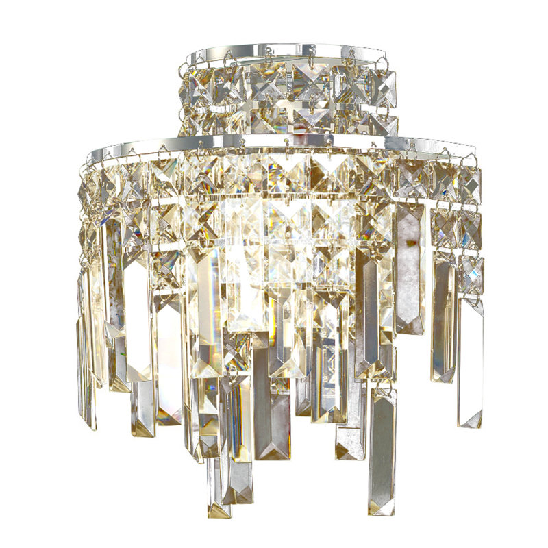 Armed Sconce, Chrome