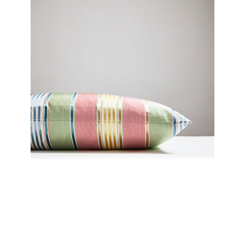 Charlotte Silk Lumbar Rectangular Pillow Cover & Insert, Perennial