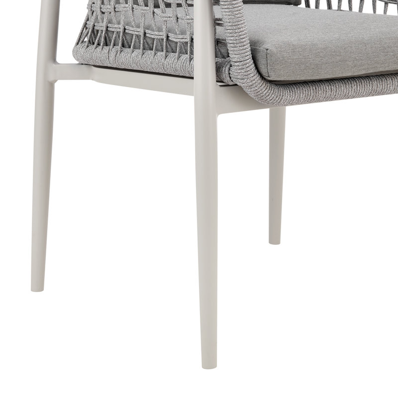 Chaise de patio avec coussin Caraker