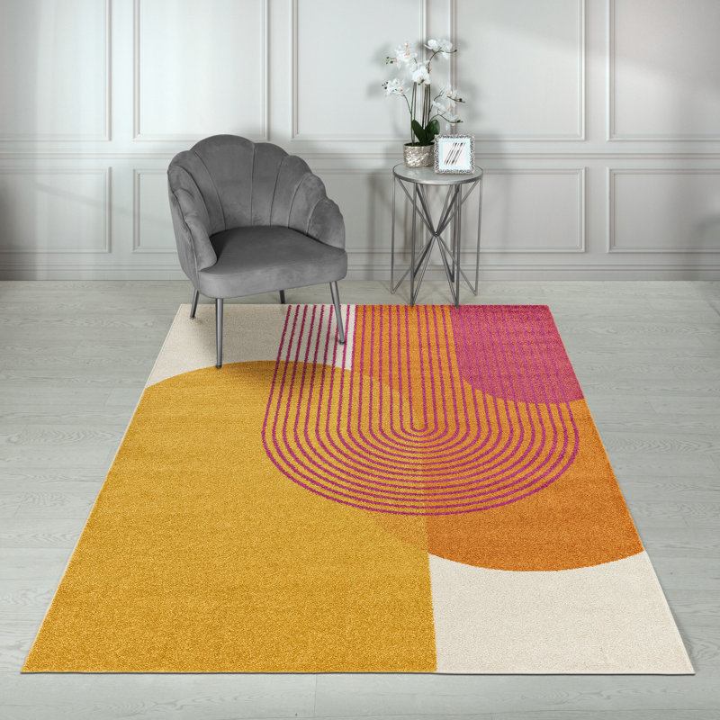 Ziaa Geometric Area Rug, Rectangle 160 x 230cm