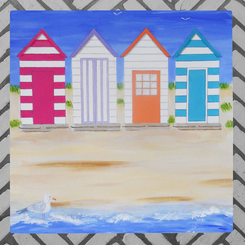 ESTHER MARSHALL Traditional Nautical & Beach Wall Decor on Ceramic