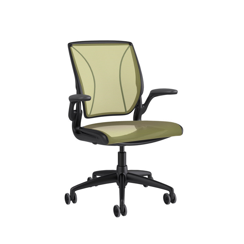 World Task Chair, Citron, Black, Fixed