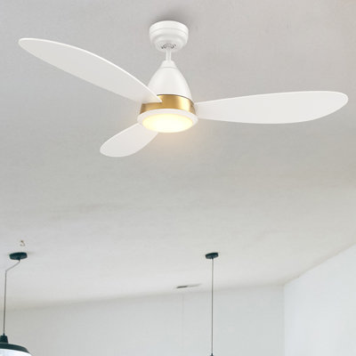 Elazar 52'' Ceiling Fan with LED Lights