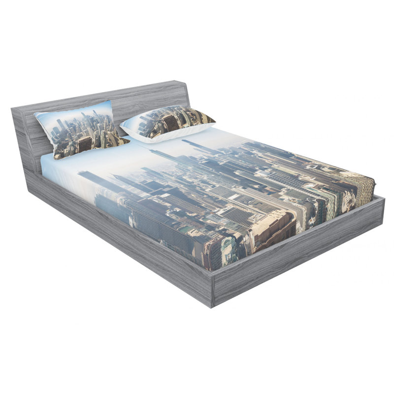 Microfiber Sheet Set, Full Sheet Set with Fitted Sheet