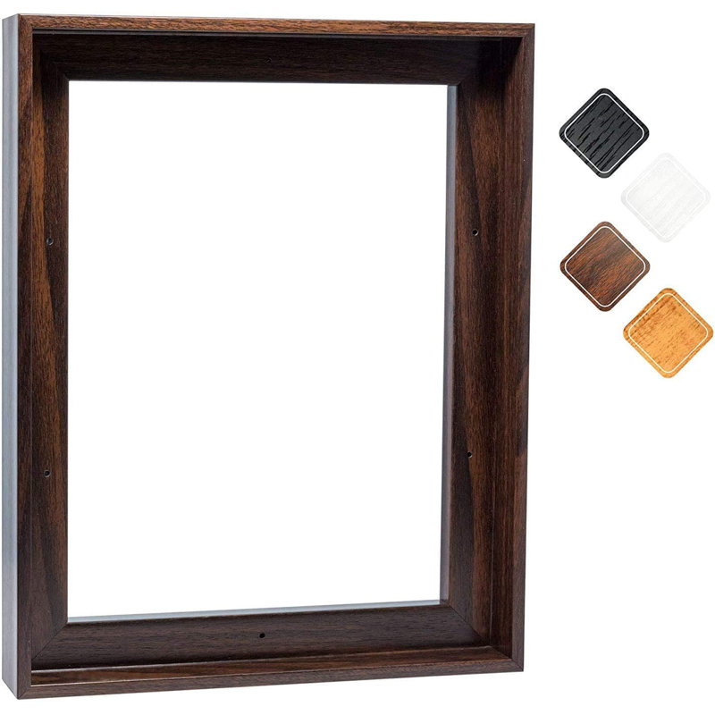 Cadre photo Keyshonda, Brun foncé, 18 po x 32 po