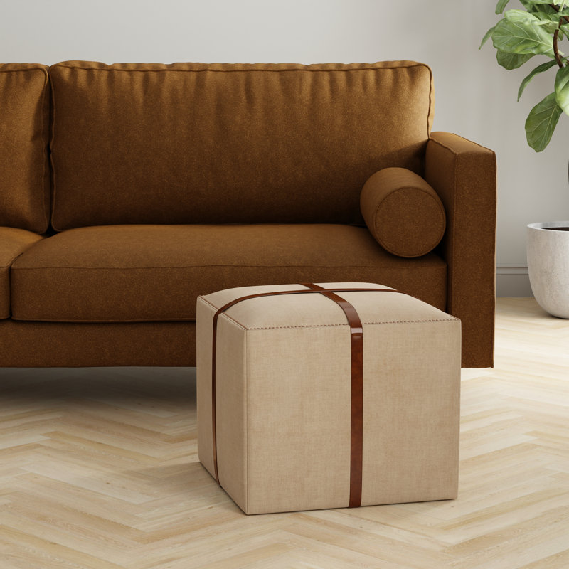 Strap Square Ottoman