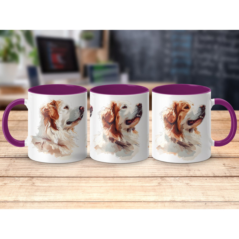 Ceramic Coffee Mug, 1, Purple