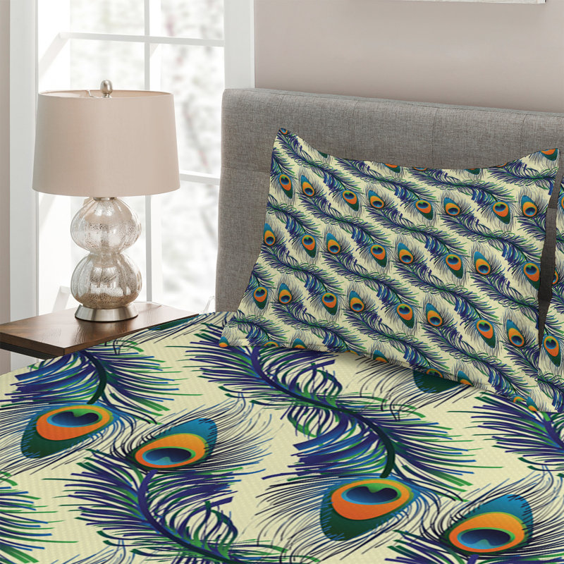 Peacock Coverlet