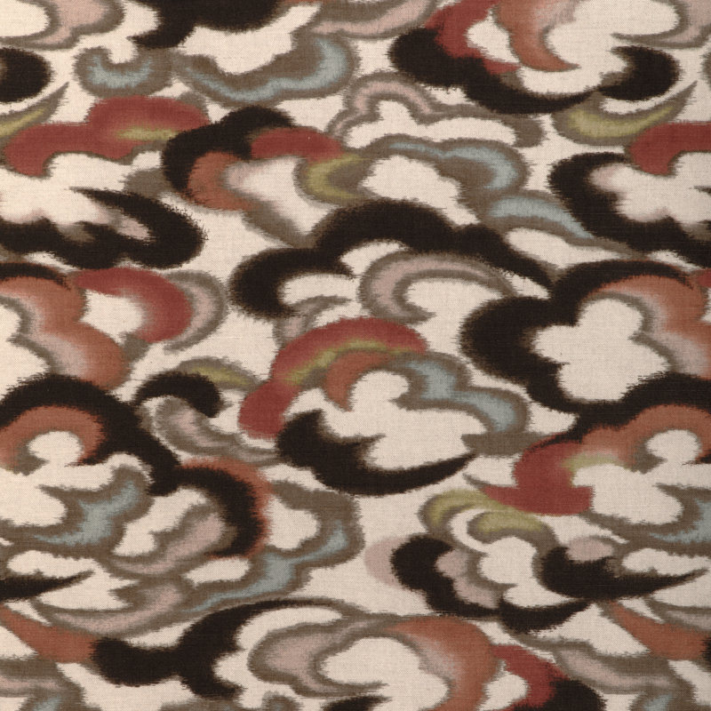 Stratus Print, Black/Brown/Clay