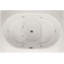 Baignoire en acrylique combinant 60 po x 40 po Designer-9228221-88692747