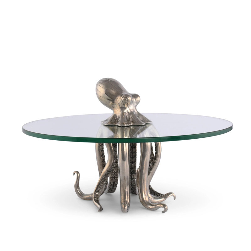 Sea And Shore Pewter Cake Stand