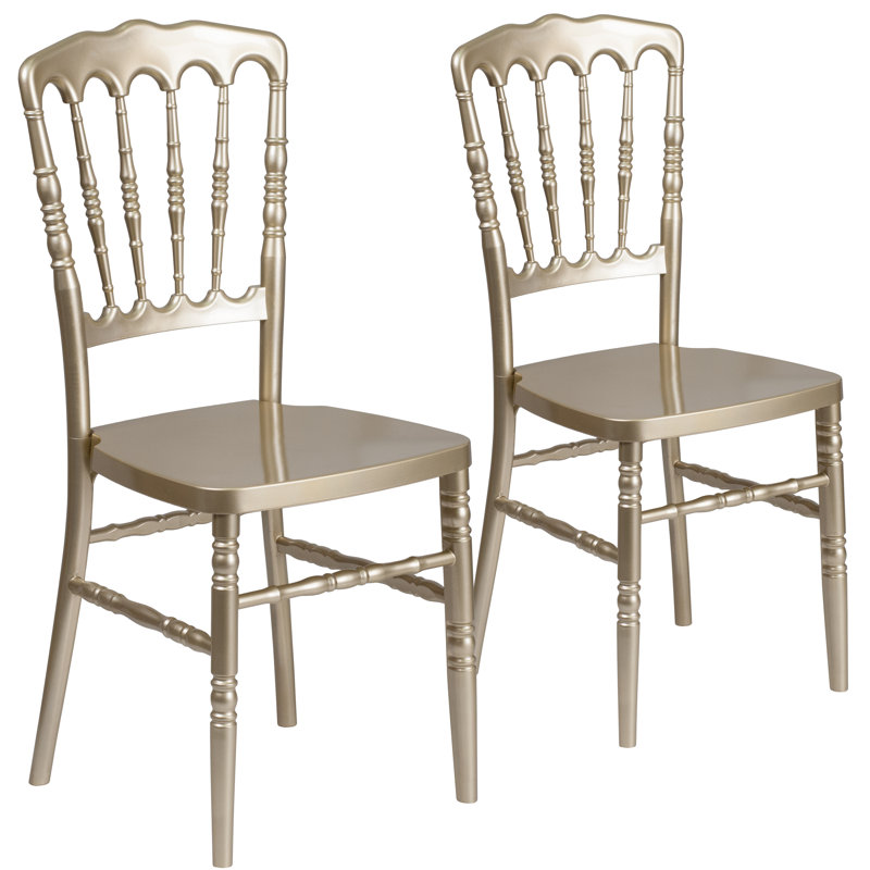 Chaise empilable Jemimah, Or