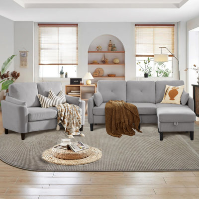Sitaram 3 - Piece Living Room Set