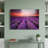 'Lavender Sunset' Graphic Art on Glass
