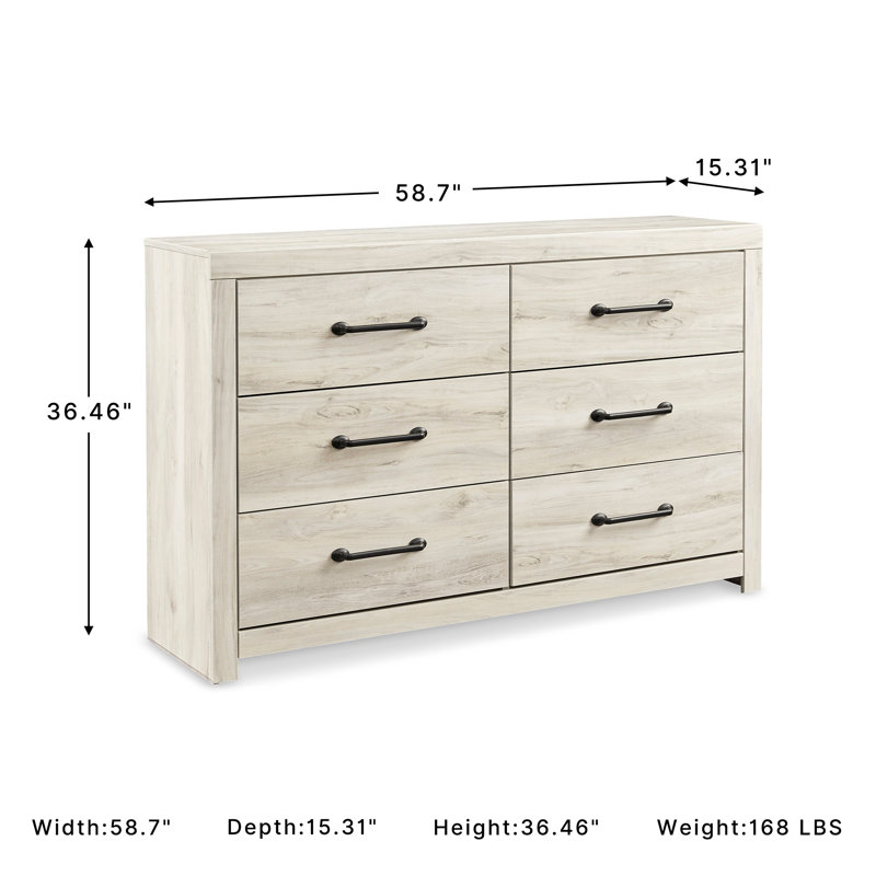 Commode double 6 tiroirs Kalayiah