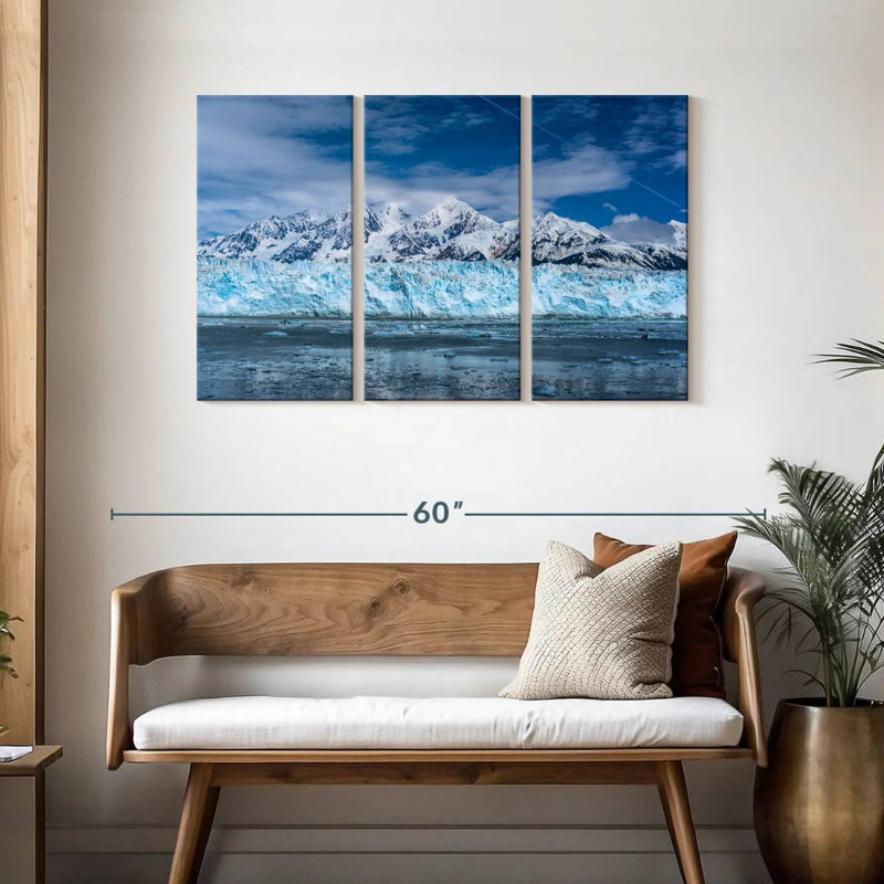 Sebbie Hubbarb Glacier Mountains, 28" H x 45" W