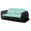 Dynasty Outdoor - Seat Patio Sofa-35571861-35571887