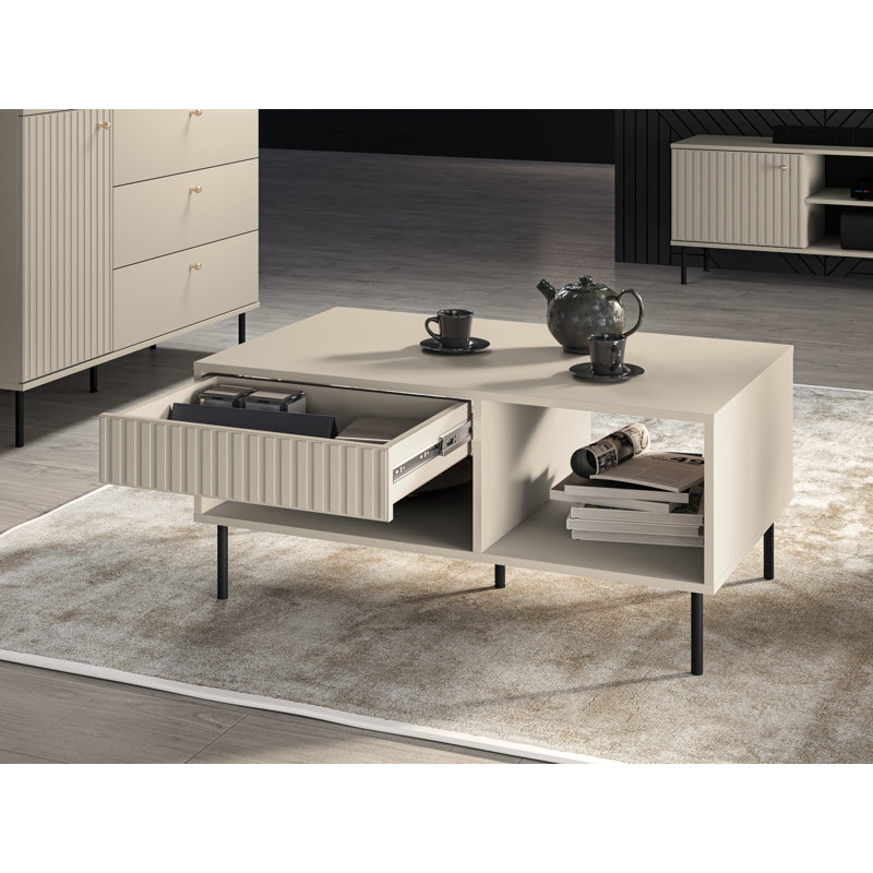 Ahliana Four Leg Coffee Table with Storage