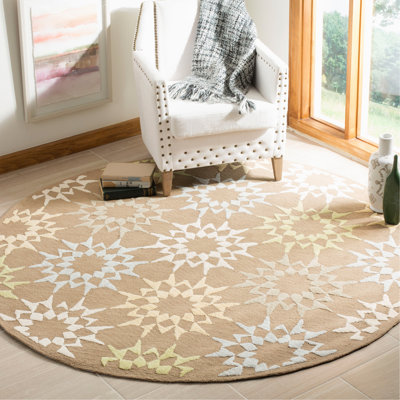 Kirstey Martha Stewart Hand Hooked Cotton Pile Rug