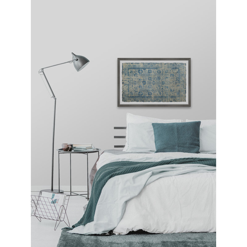 Faded Pattern - Single Picture Frame Print, 20cm H x 30cm W x 3.81cm D