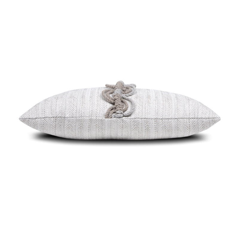 Dressage Pebble Lumbar Outdoor Rectangular Sunbrella® Pillow Cover & Insert