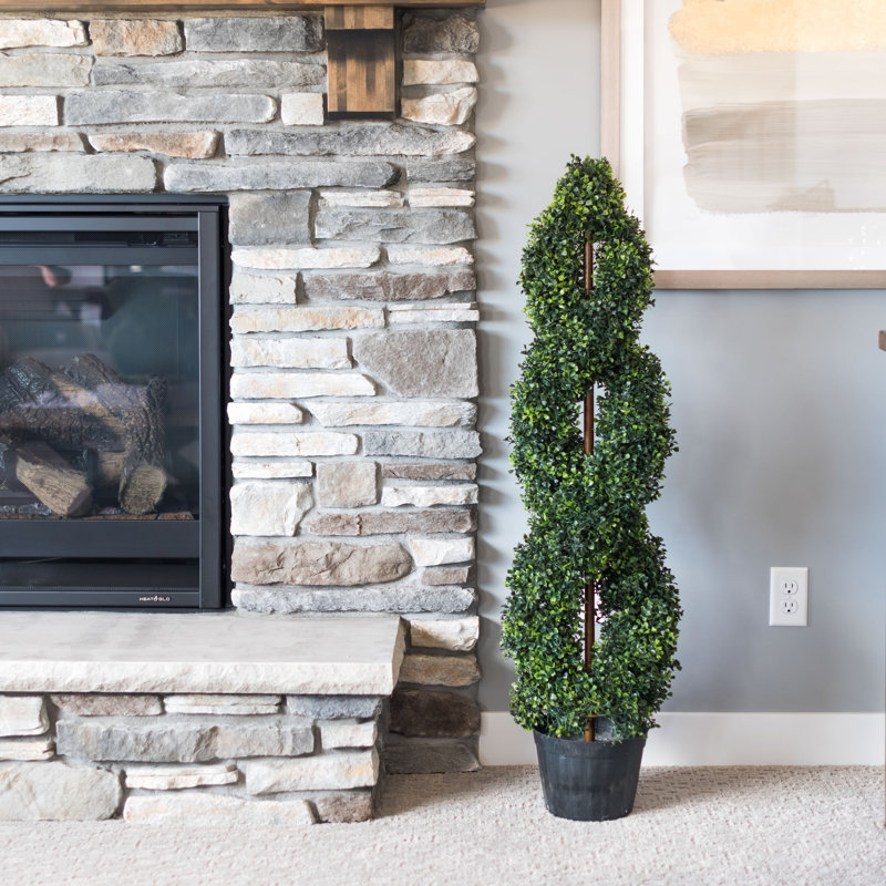 Topiaire en buis vert 4 pi Vickerman, H 48 po x l 9 po x P 13 po