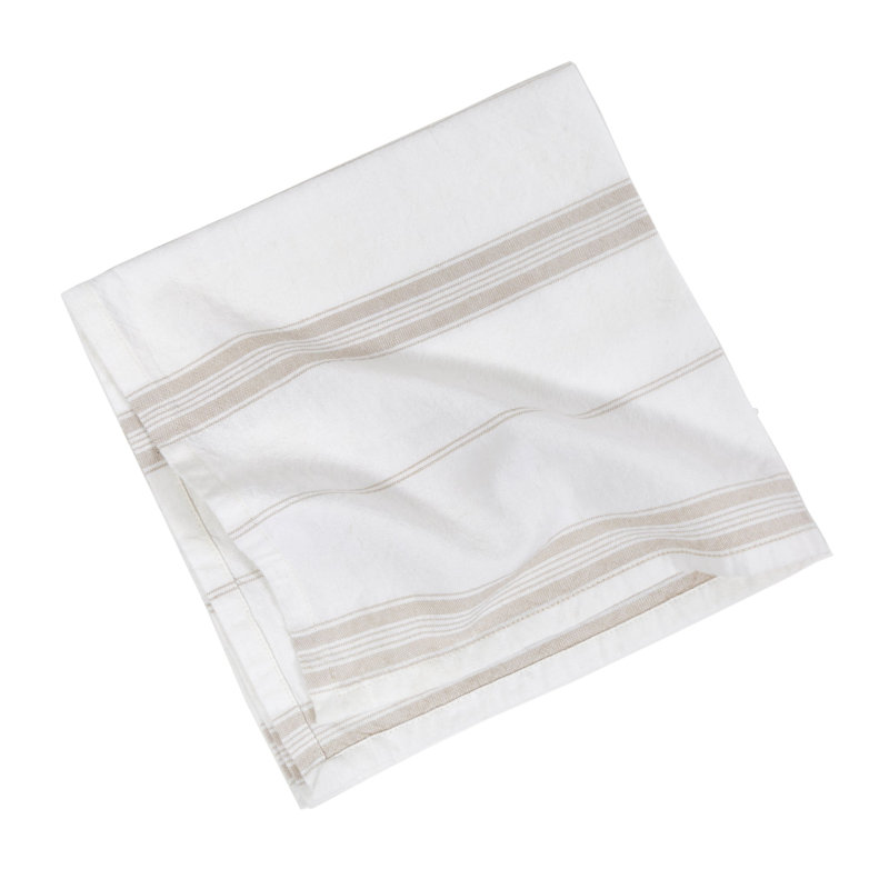 Serviette 100% coton 18 po Cambria, Naturel
