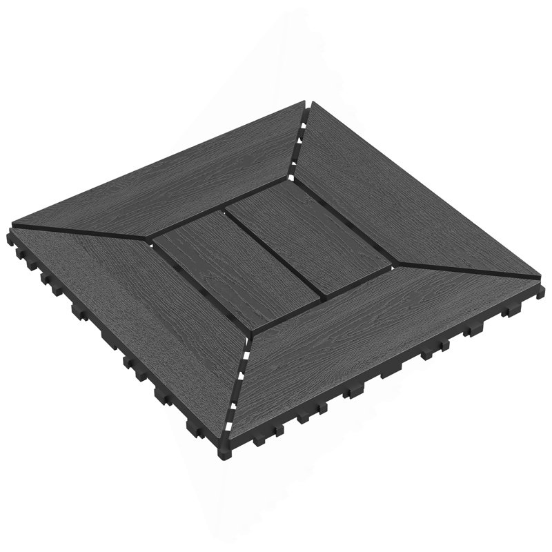 New Style 12" Deck Tiles, Gray