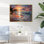 Beach Sunset Beach II - Nautical & Beach Canvas Wall Art