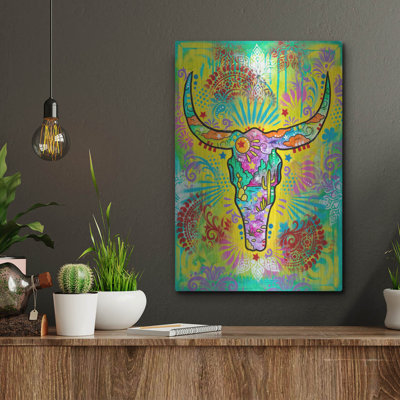 «Longhorn Skull» par Dean Russo