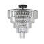 Lustre en cristal noir 20 po