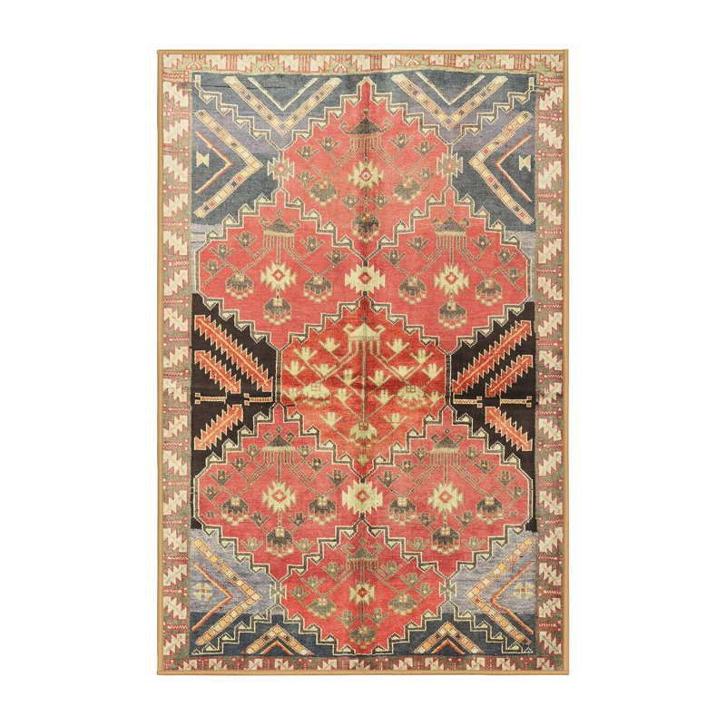 Darabont Oriental Indoor Rug, Rectangle 2' x 5'