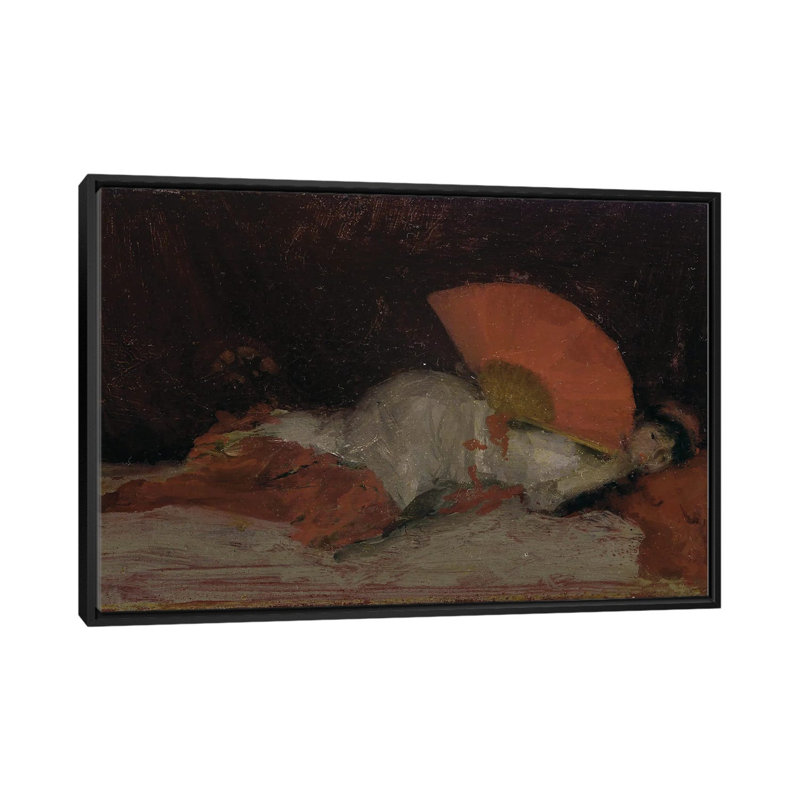 Print, 101.6 cm H x 152.4 cm W x 4.445 cm D, Black