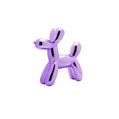 Plus Lavender Mini Ceramic Dog Piggy Bank - 7.5" tall