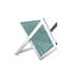 Luxe Glass and Steel Magazine Rack